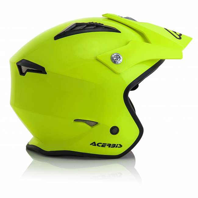 Acerbis Jet Aria Yellow Fluo Helmet - Image 2