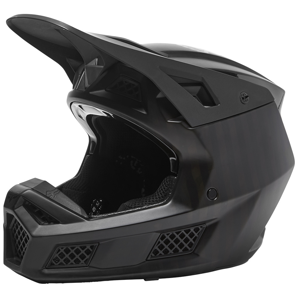 Motocross Helmet Fox V3 RS Carbon Black - Image 2