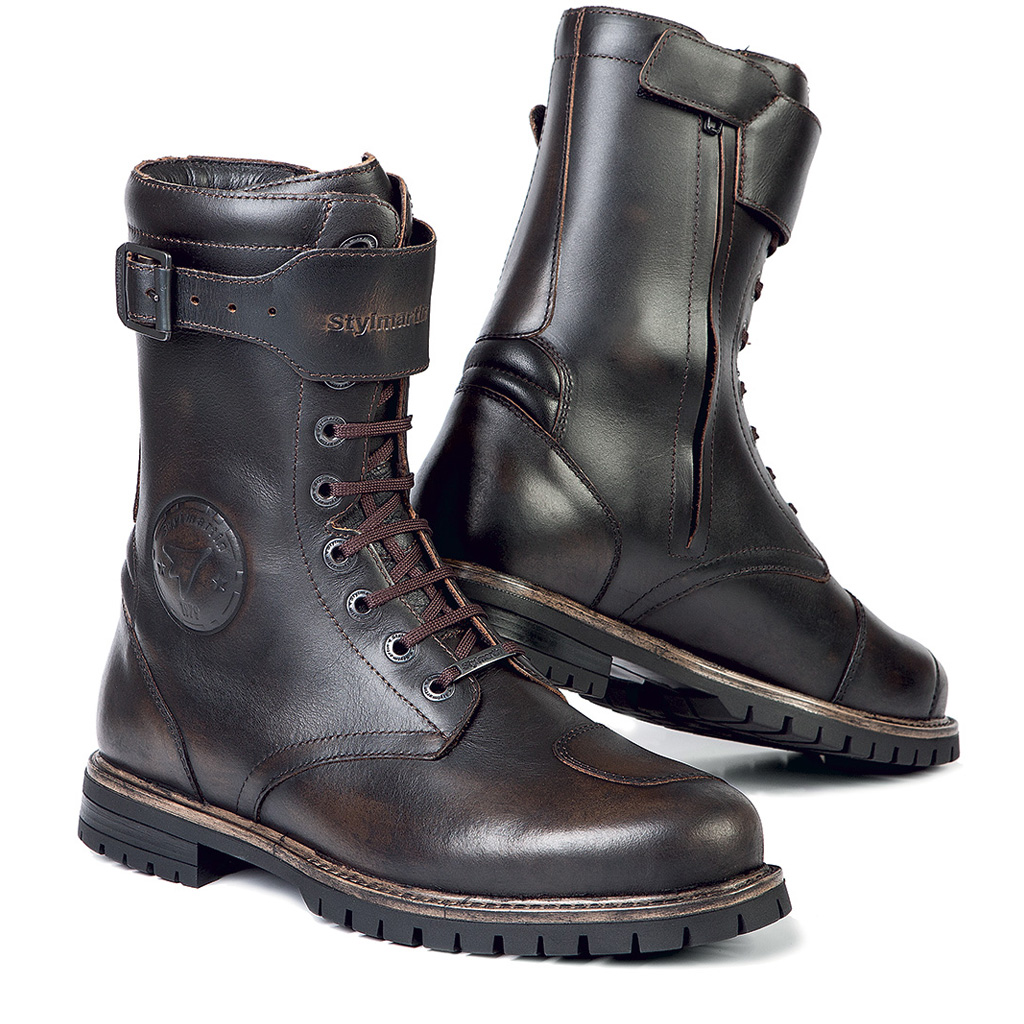 Road Boots Stylmartin Rocket Cafe Racer Brown - Image 1
