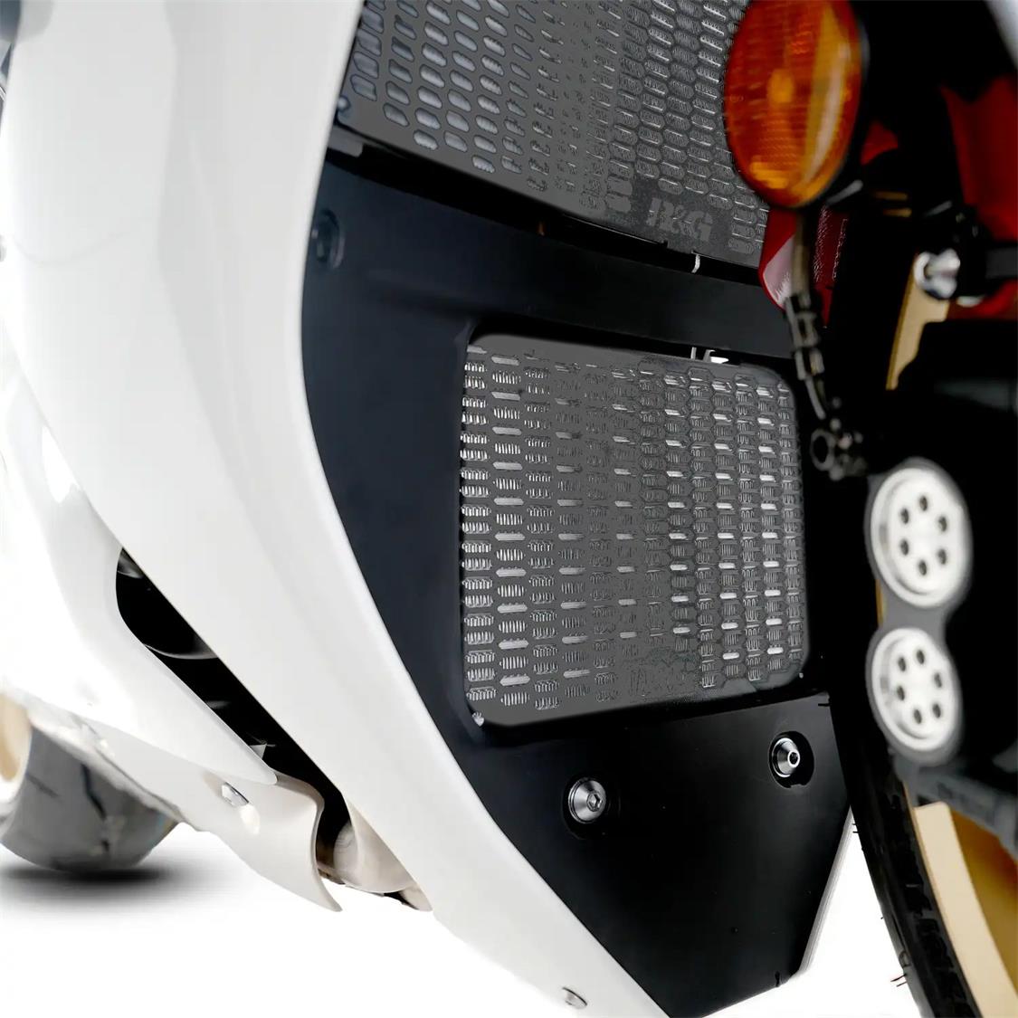 Oil Cooler Guard Yamaha Matt Titanium R&G - Image 1