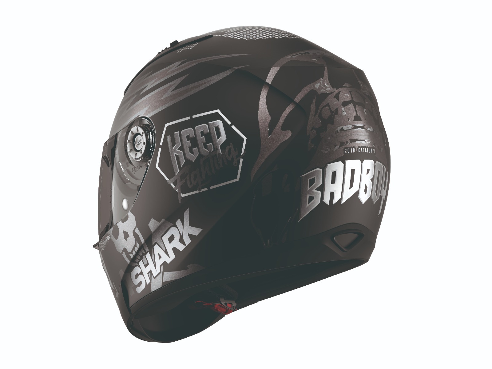Shark Ridill 1.2 Catalan Bad Boy Mat Helmet - Image 2