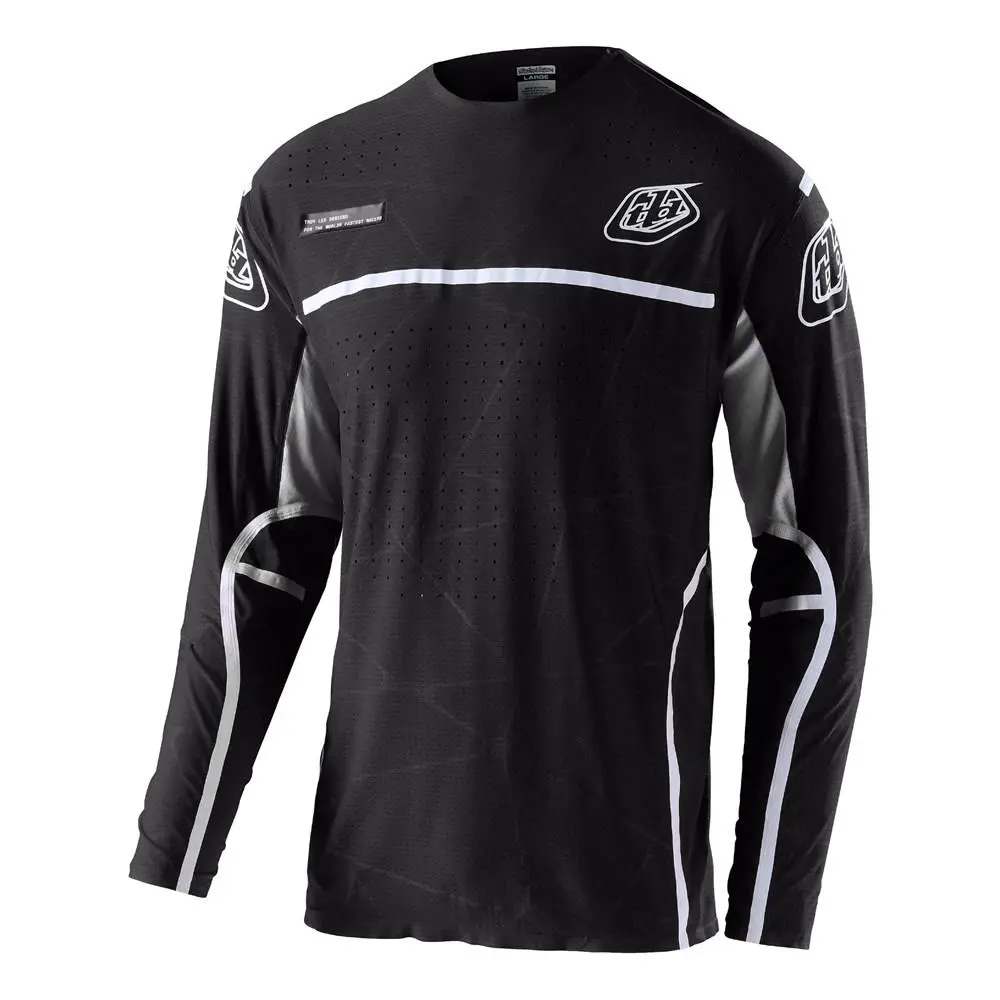 Troy Lee Designs SE Ultra Lines Motocross Jersey Black / White