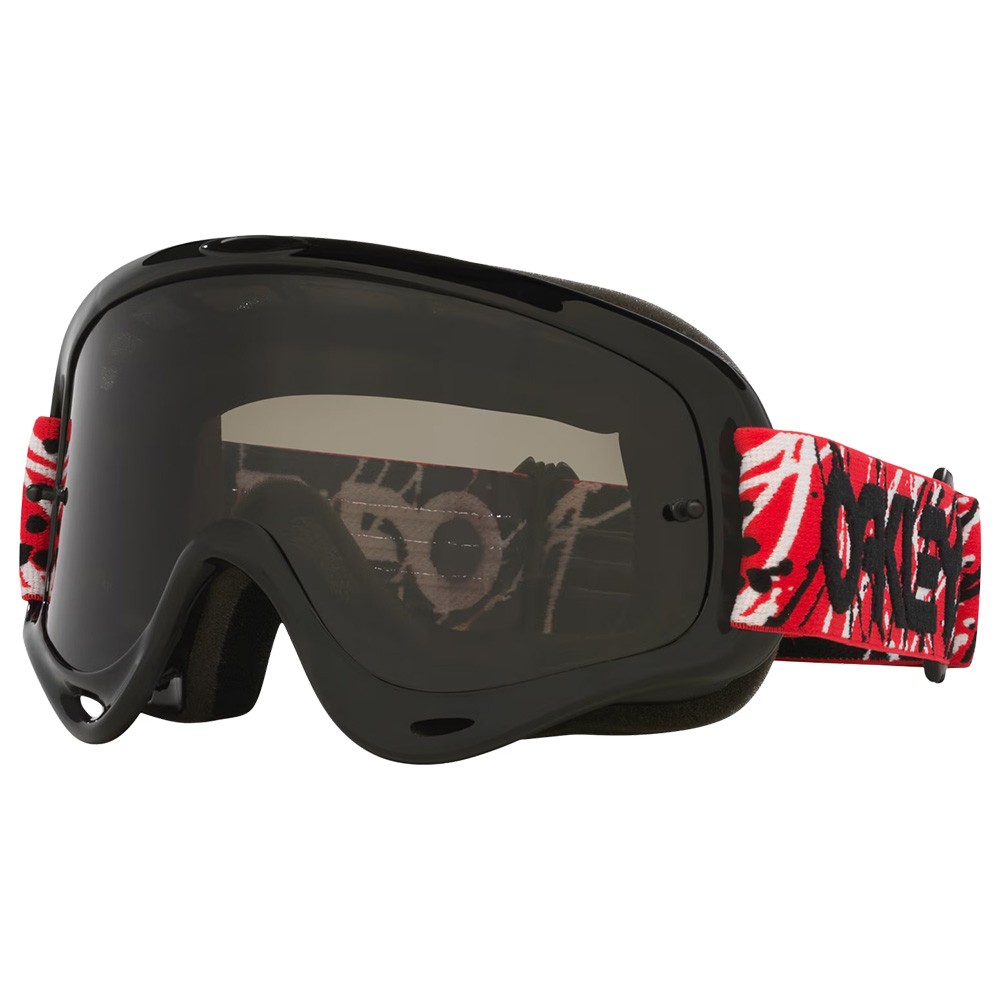 Oakley O-Frame MX Goggle Red Eddie w/ Dark Grey Lens - Image 1