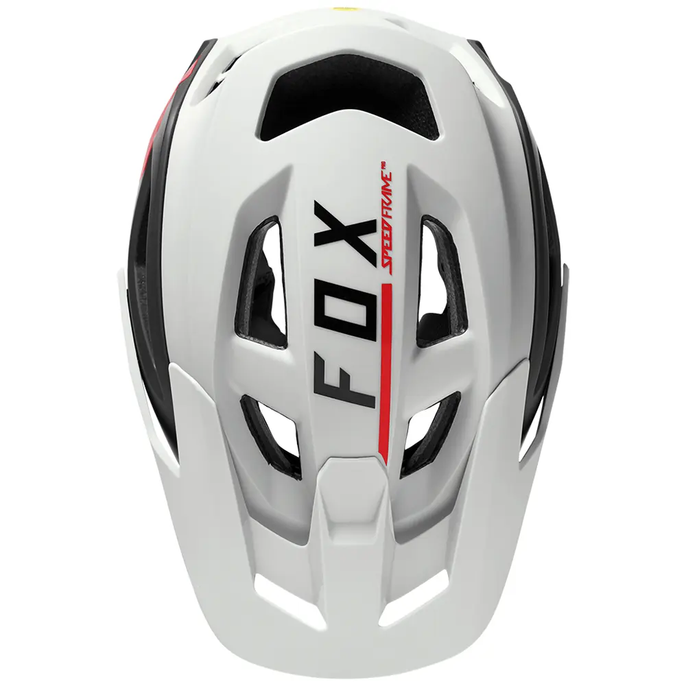 Fox Speedframe Pro Blocked Mips Bike Helmet White/Black