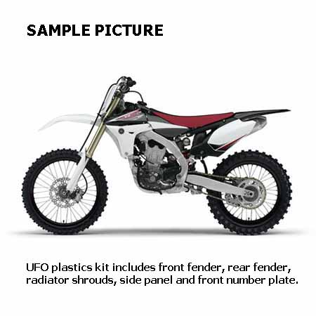 UFO SIDE PANEL CR 125/250 WHT - Image 1