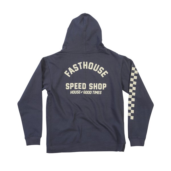 Fasthouse Youth Haven Hooded Zip-up Navy - Image 1