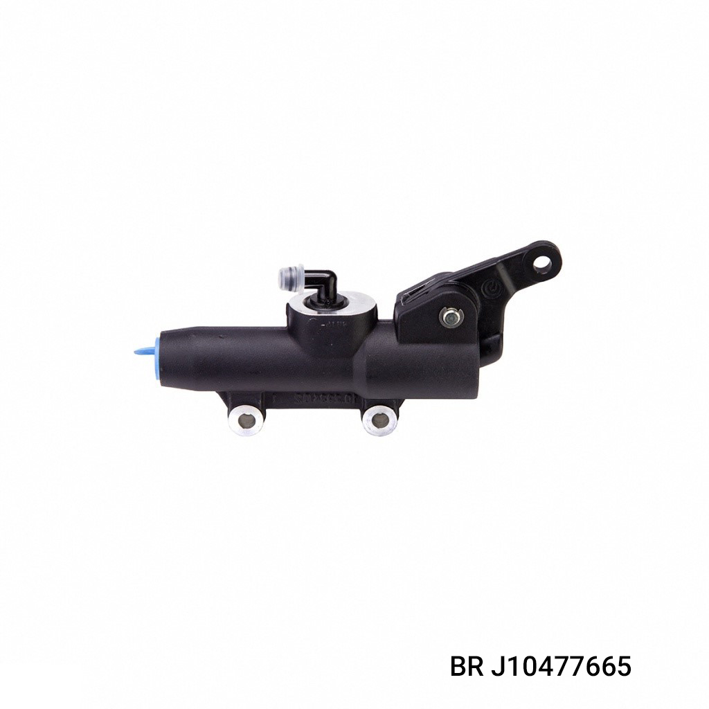 REAR M/CYL BLACK PS16 / 50 CENTRES / END INLET PLUNGER LEVER - Image 1