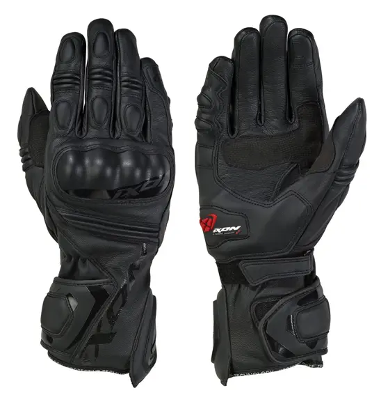 Ixon RS TEMPO Sport Leather Road Gloves Black