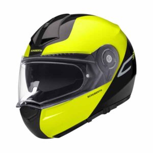 Schuberth C3 Pro Split Yellow Road Helmet - Image 1