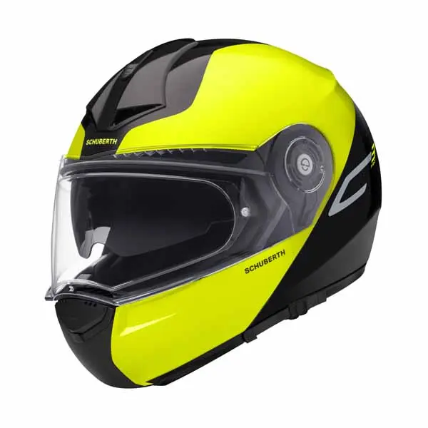 Schuberth C3 Pro Split Yellow Road Helmet