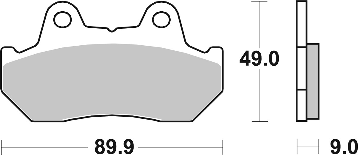 SBS 572HS Front Brake Pads - Image 1