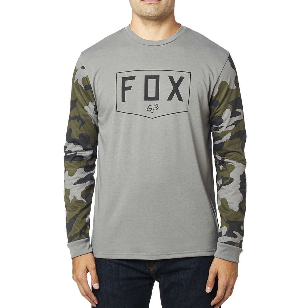 SHIELD LS TECH TEE [GREY CAMO] M - Image 1