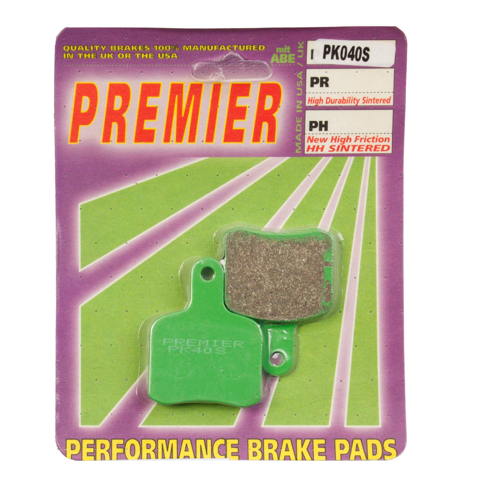 PREMIER BRAKE PADS KART Kosmic/Tony GRN (Race) - Image 1