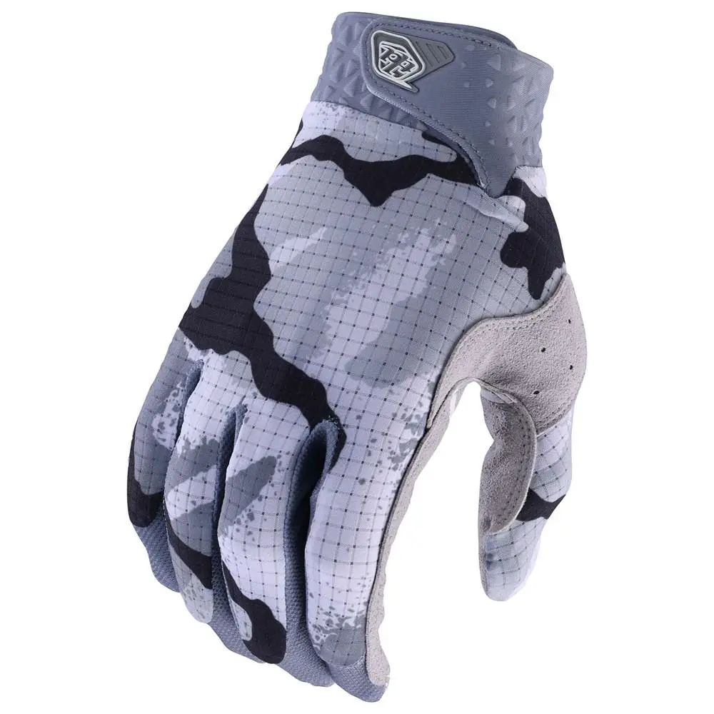 Troy Lee Designs Air Motocross Gloves Youth Camo Grey / White