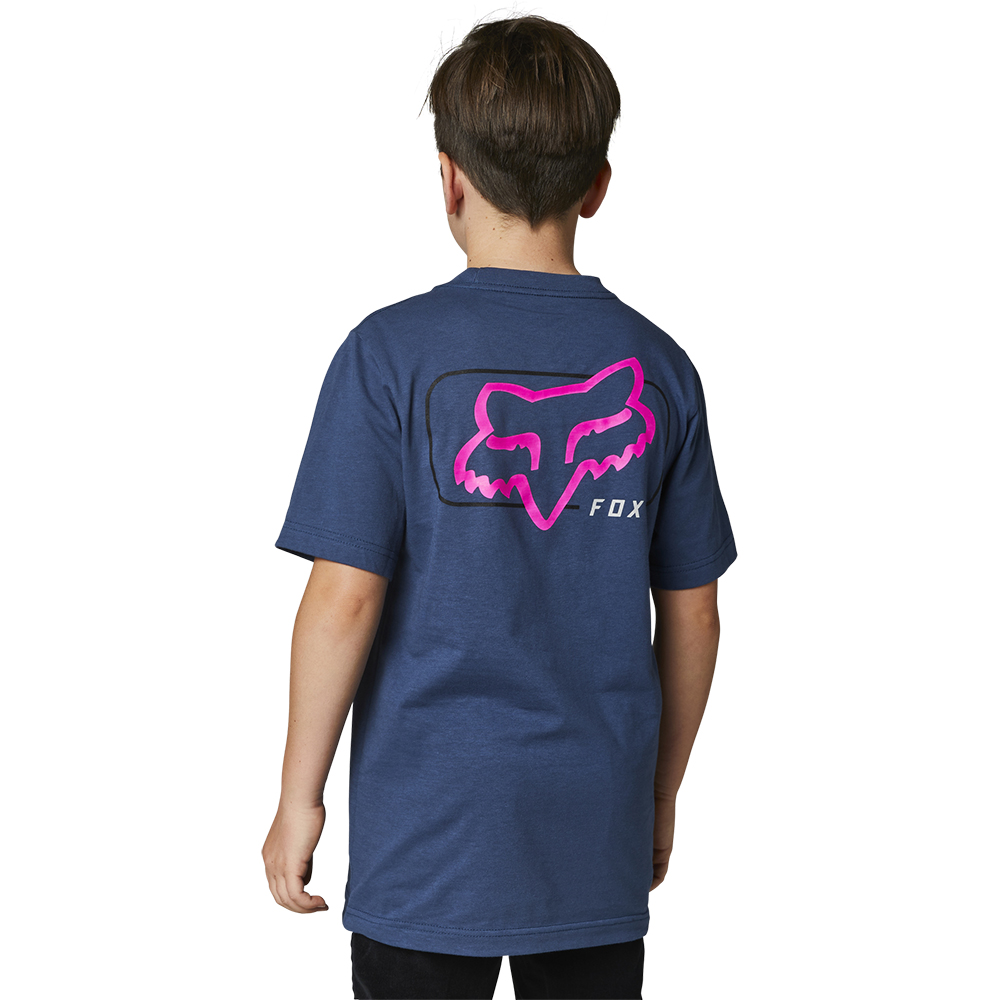Fox Mirer II Tee Youth Dark Indigo - Image 2