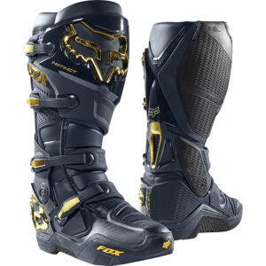 Motocross Boots Fox Instinct Navy/Gold - Image 1