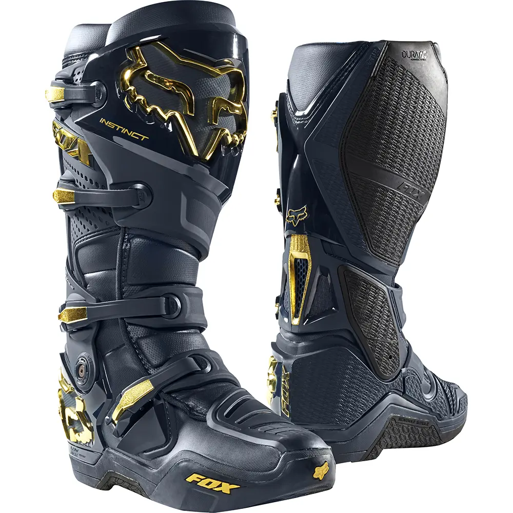 Motocross Boots Fox Instinct Navy/Gold