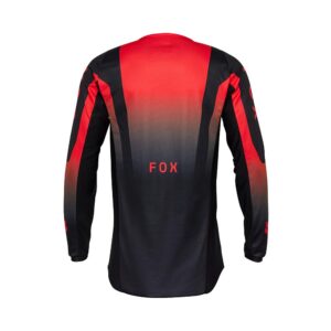 Fox 180 Lean Motocross Jersey Flo Red - Image 2