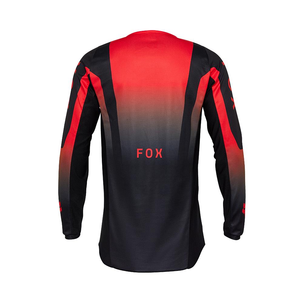 Fox 180 Lean Motocross Jersey Flo Red - Image 2