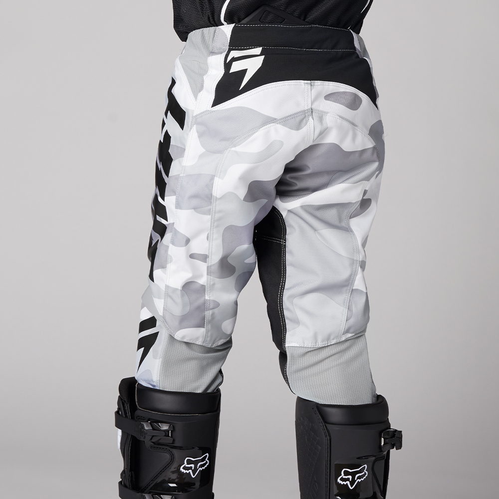 Motocross Pants Shift White Label Youth Black Camo - Image 4
