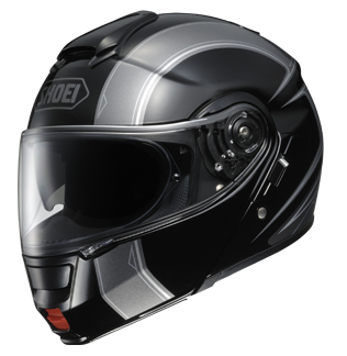 Road Helmet Shoei Neotec Borealis Black/Silver - Image 1