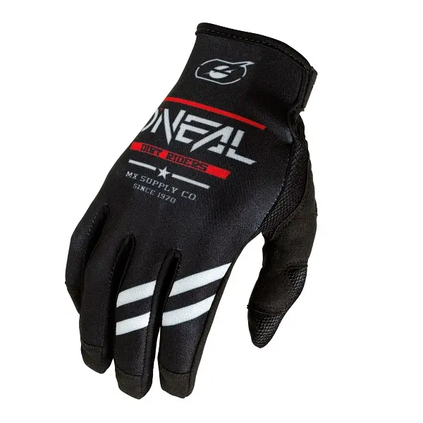 Motocross Gloves Oneal Squad Black/Grey