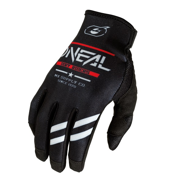 Motocross Gloves Oneal Squad Black/Grey - Image 1