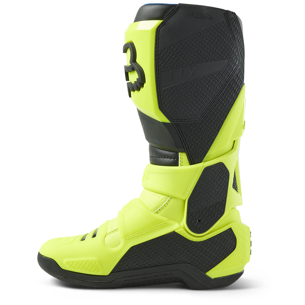 Fox Instinct Motocross Boots Flo Yellow - Image 4