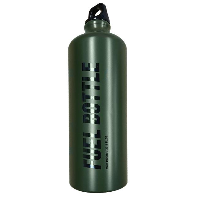 Tech 7 Aluminium Fuel Bottle 1.0L Matt Green - Image 3