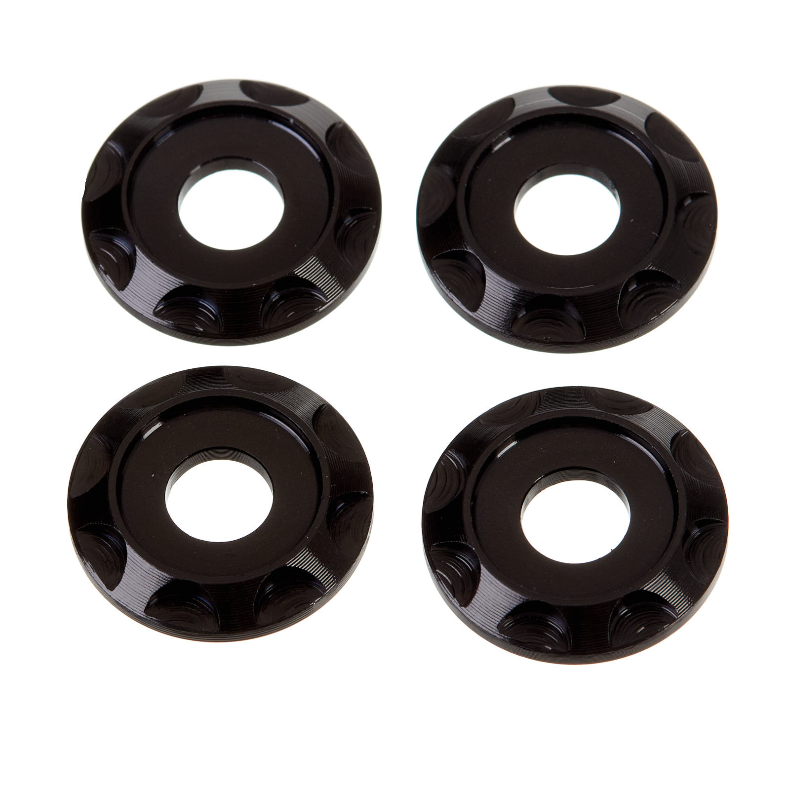 DRC M6 ALUMINUM SPACERS TYPE01 BLACK 4PCS - Image 1