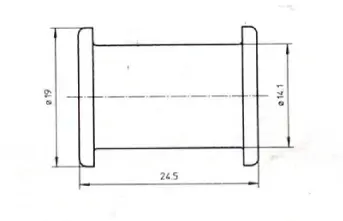 RUBBER GROMMET 24.5 x 14.1