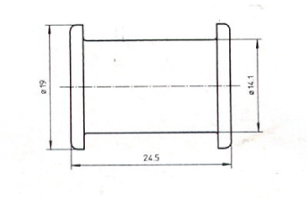 RUBBER GROMMET 24.5 x 14.1 - Image 1
