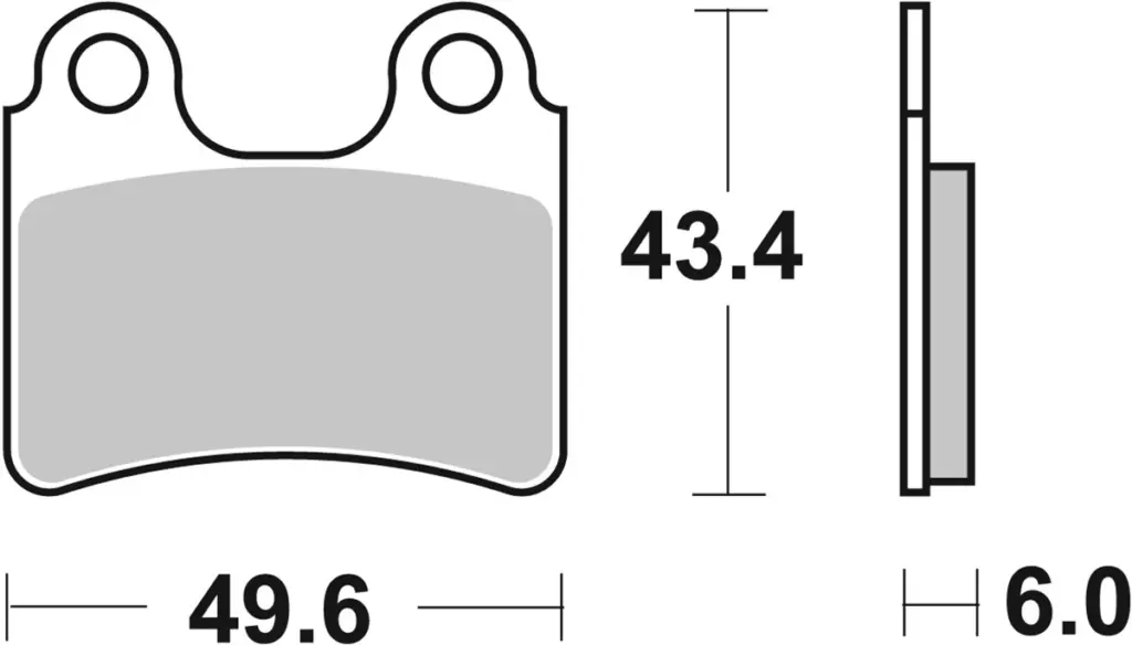 SBS 802RSI Front/Rear Brake Pads