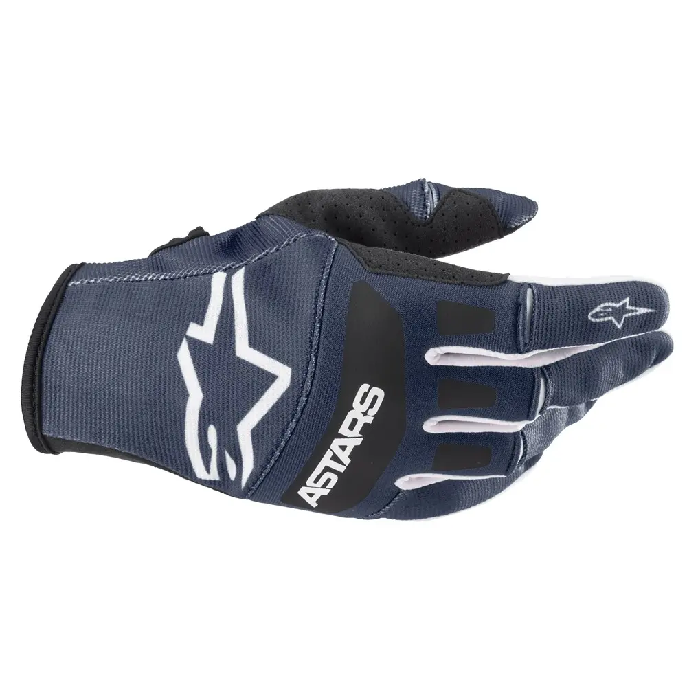 Alpinestars Techstar Motocross Gloves Dark Blue/Black