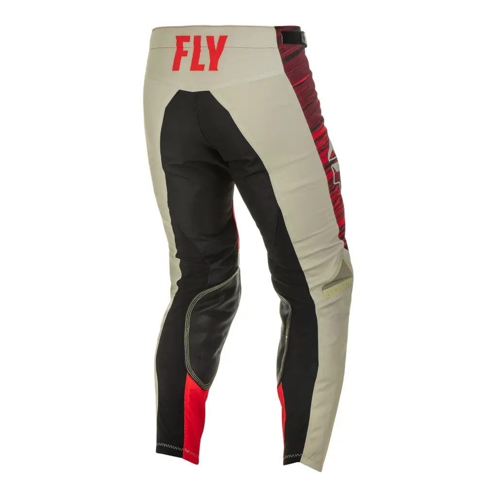 Fly Kinetic Wave Motocross Pants Light Grey/Red