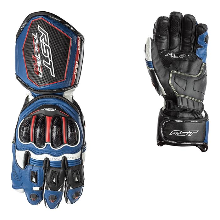 Road Gloves RST Tractech EVO Leather Black/Blue - Image 8