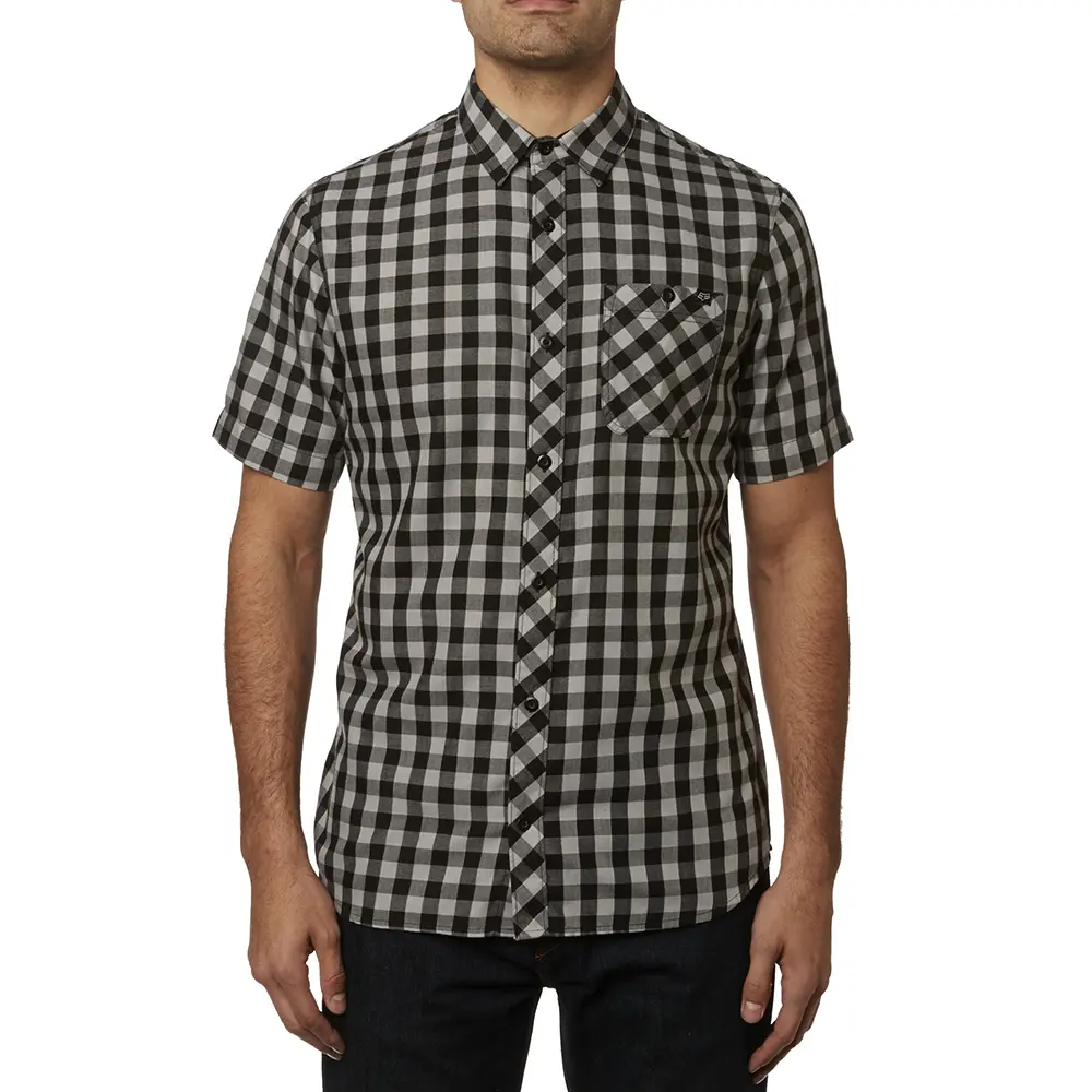 Shirt Fox Troubled Mind Woven Black/Grey