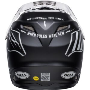 Moto-9 Youth Fasthouse Flying Colours Matte Black/White L/XL - Image 5