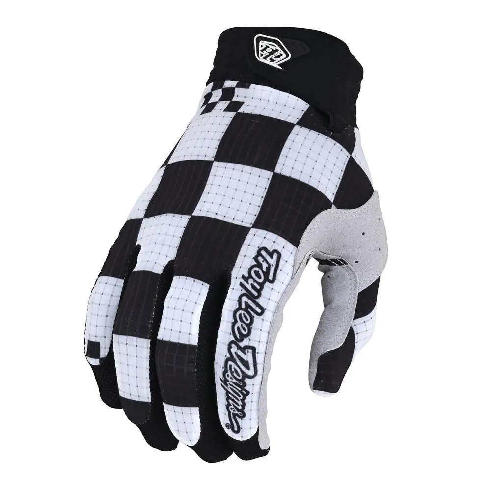 Troy Lee Designs Air Motocross Gloves Chex Black / White