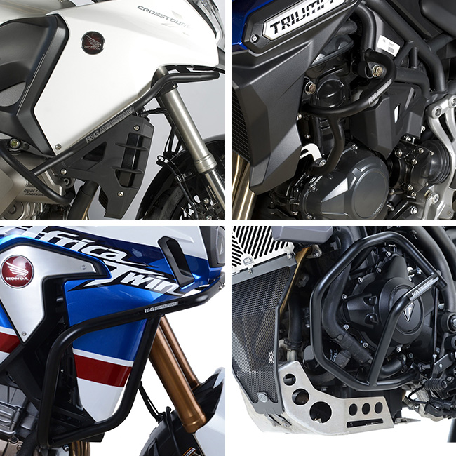 Adv Bars Honda CRF1100L R&G Silver (Non-DCT) (Lower) '20- - Image 1