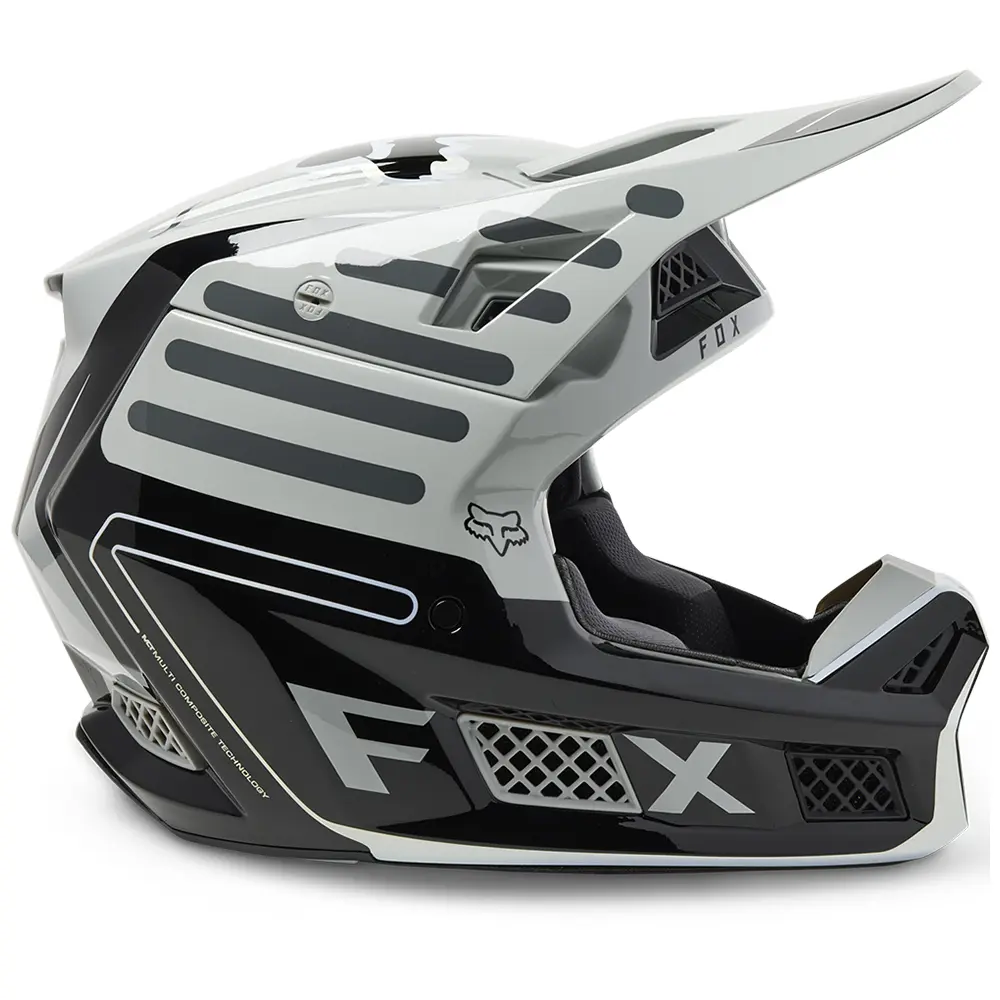Fox V3 RS Ryaktr MIPS ECE Motocross Helmet Steel Grey