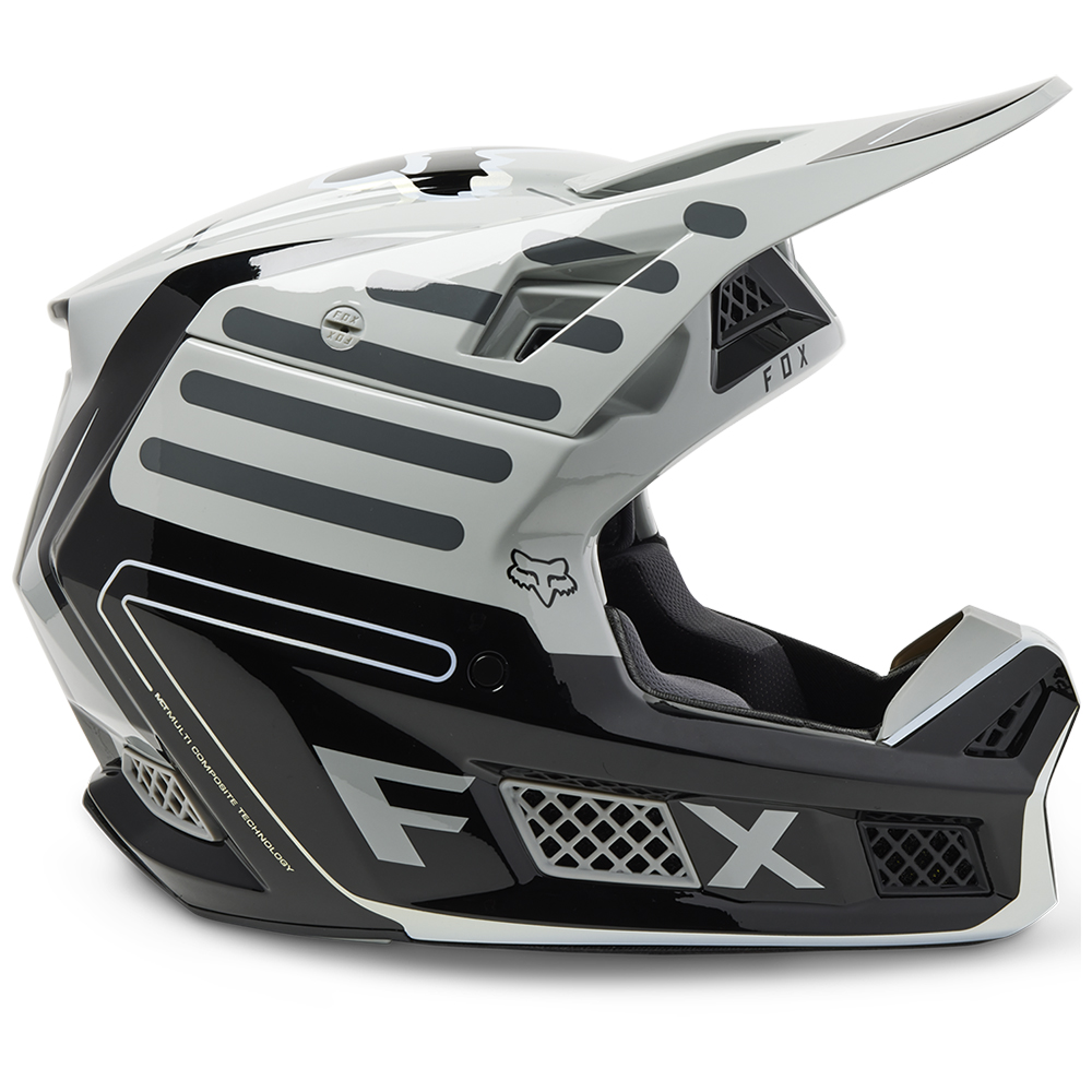 Fox V3 RS Ryaktr MIPS ECE Motocross Helmet Steel Grey - Image 2