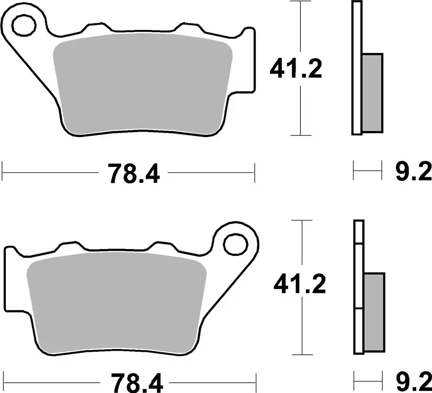 SBS 675CS Front/Rear Brake Pads