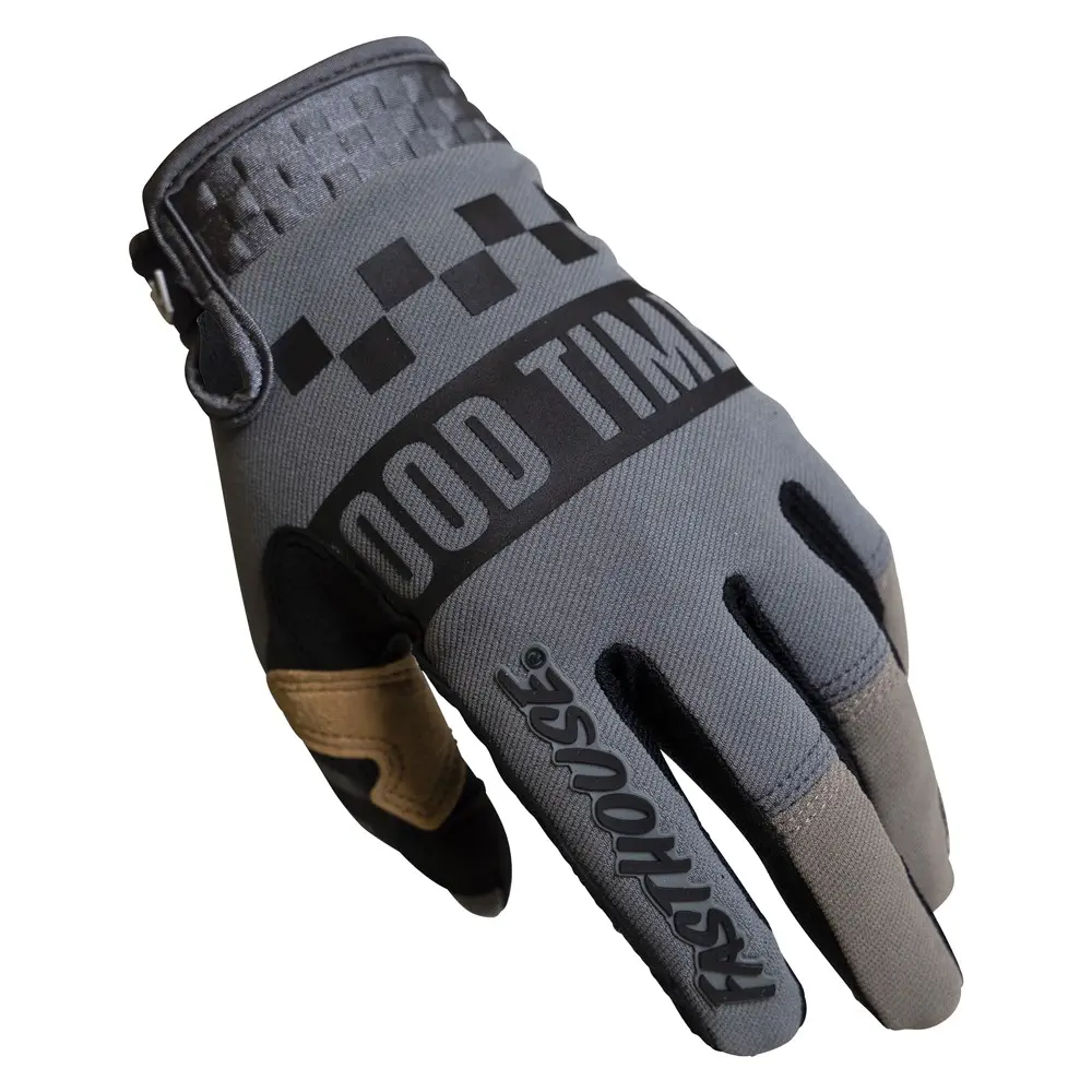 Fasthouse Youth Speed Style Domingo Motocross Glove Black/Moss