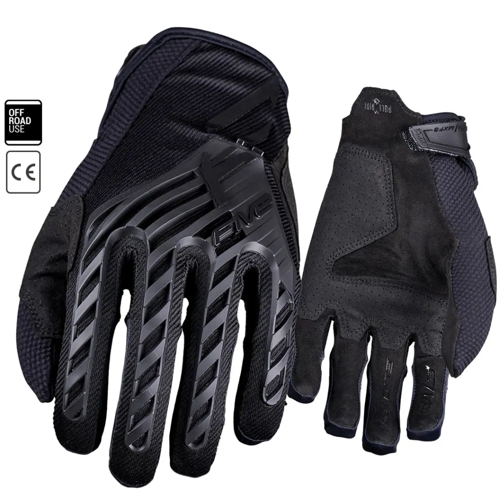FIVE MXF3 EVO Motocross Gloves Black