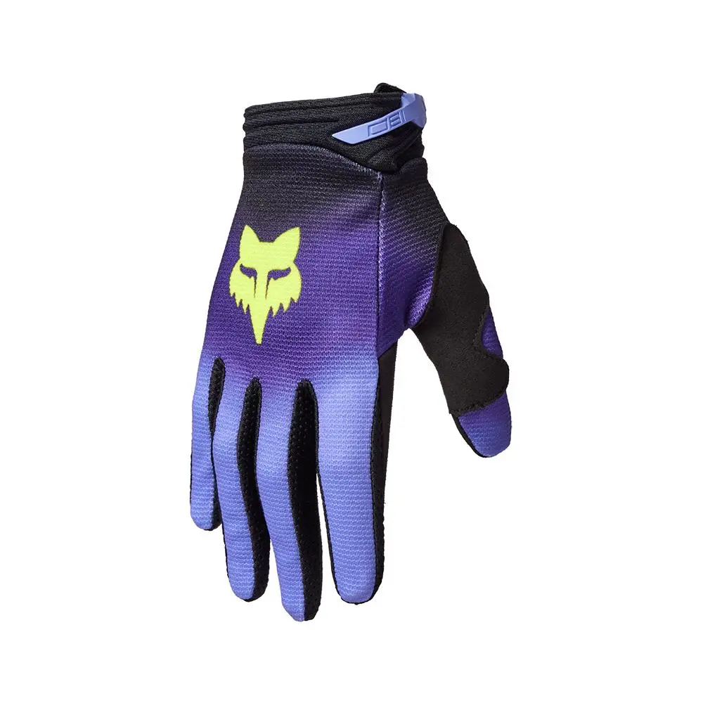 Fox 180 Interfere Motocross Gloves Youth Black/Blue