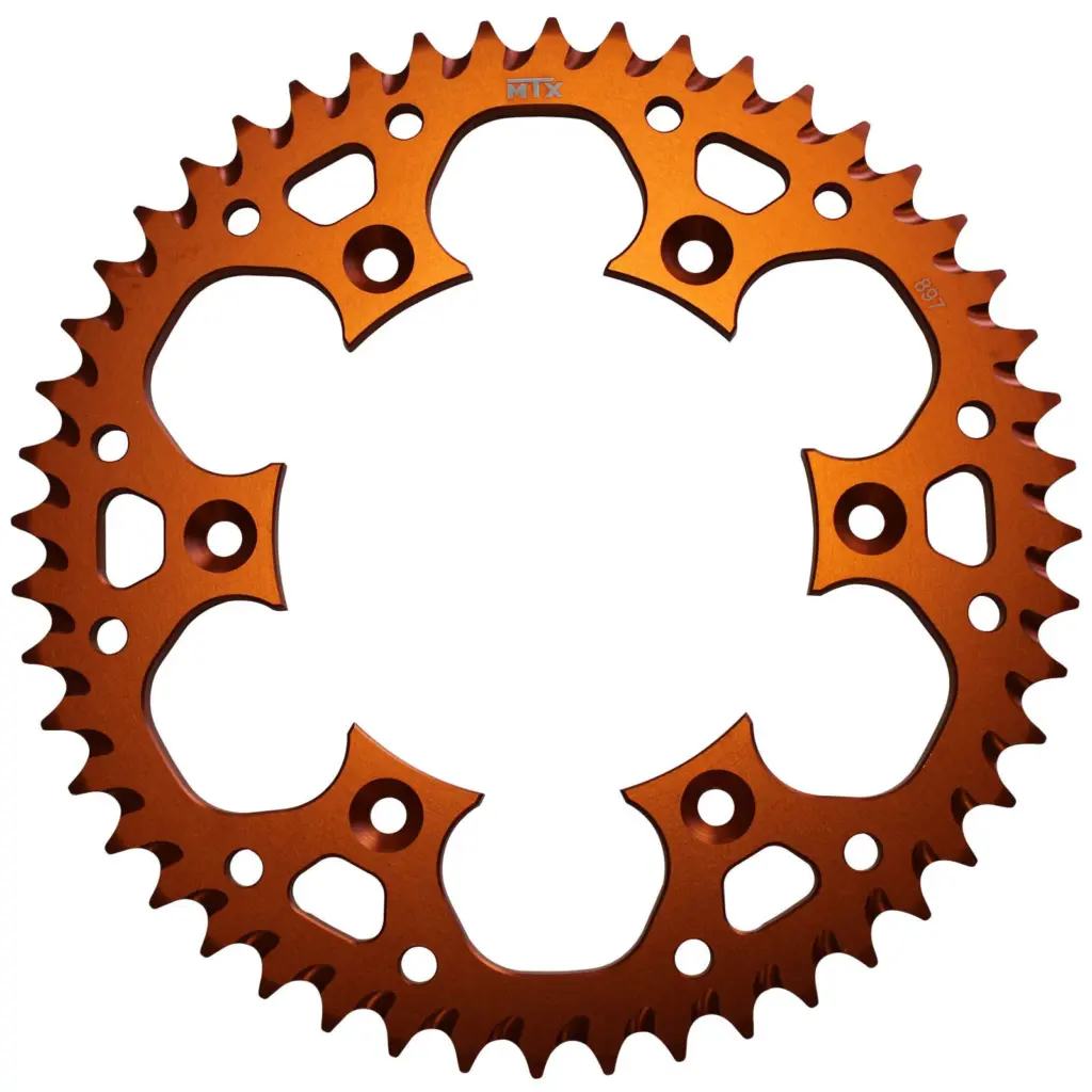 SPKT REAR ALLOY MTX ZERO ORG 897 49T #520