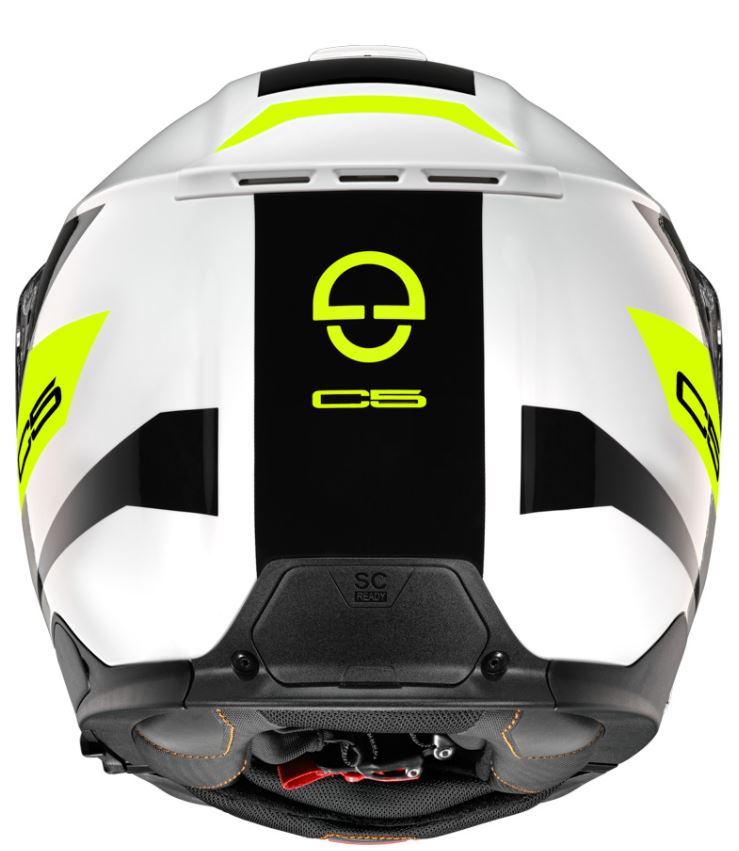 Schuberth (22) C5 Eclipse Yellow Road Helmet - Image 2