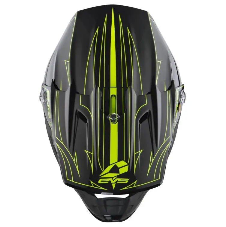 EVS T5 HELMET PINNER BK/HV MD