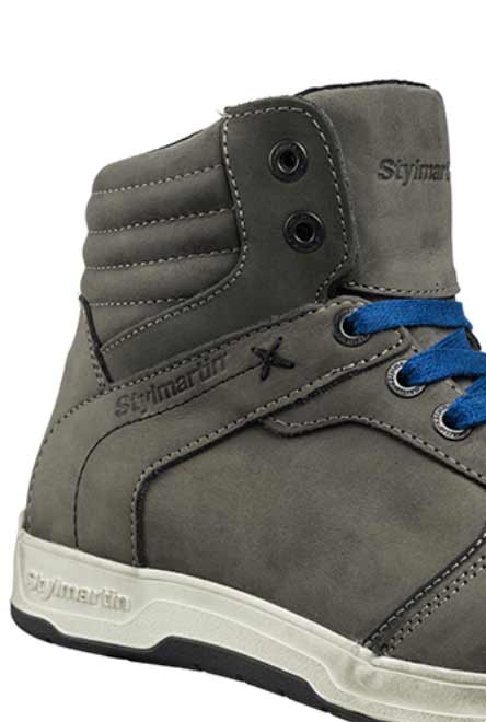 SMOKE SHORT URBAN BOOTS GREY LEATHER 40 - Image 5
